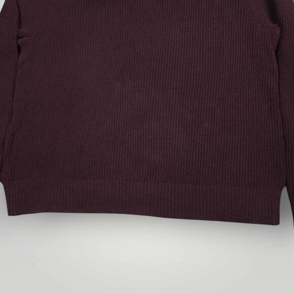 J Crew Sweater Mens XL Cotton Half Zip Waffle Knit Mock Neck Pullover Stripe - Picture 8 of 8